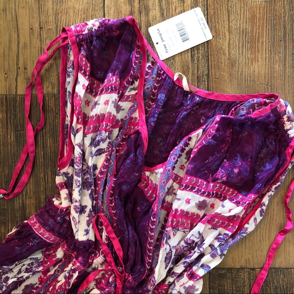 NWT. Free people, violet com festival dress.